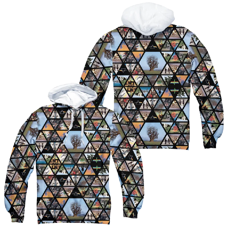 Pink Floyd Photographs (Front/Back Print) - All-Over Print Pullover Hoodie Asymmetrical Neck Pullover Pink Floyd Photographs (Front/Back Print) - All-Over Print Pullover Hoodie Asymmetrical Neck Pullover