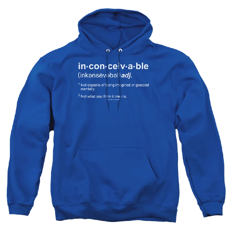 Princess Bride, The Definition - Pullover Hoodie Zipper Front Cardigan