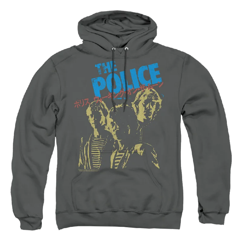 The Police Japanese Poster - Pullover Hoodie Open Front Cardigan