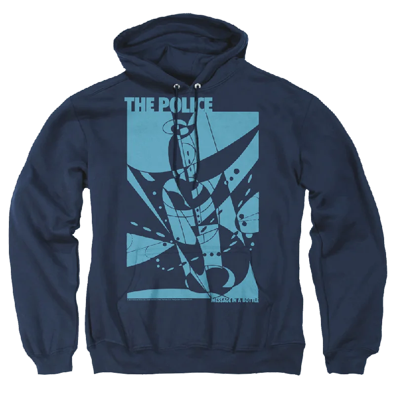 The Police Message In A Bottle - Pullover Hoodie Crew Neck Wool