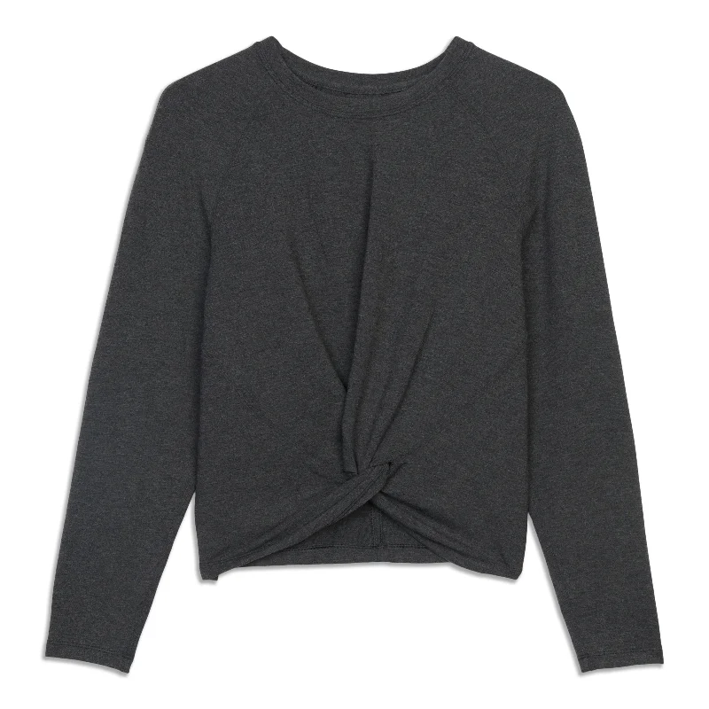 Tuck And Gather Pullover - Resale Faux Fur Trim