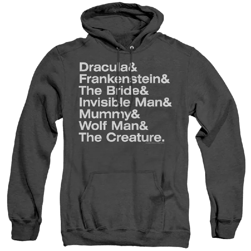Universal Monsters Ampersand Monsters - Heather Pullover Hoodie Wrist Length Sleeve