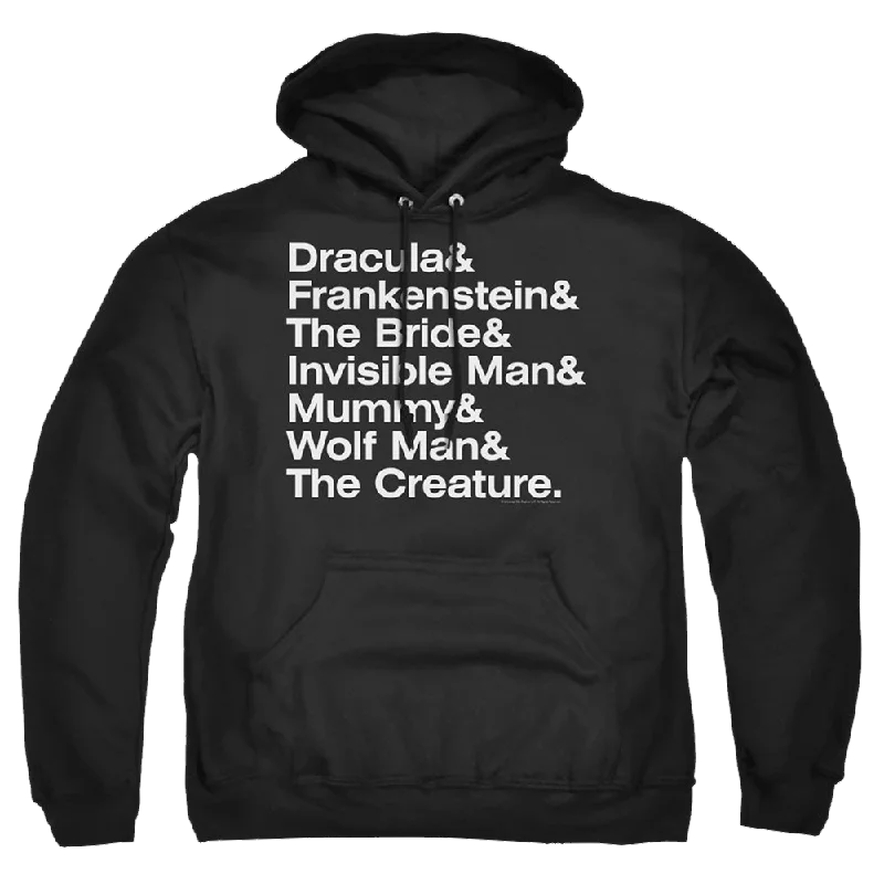 Universal Monsters Ampersand Monsters - Pullover Hoodie Asymmetrical Neck Pullover