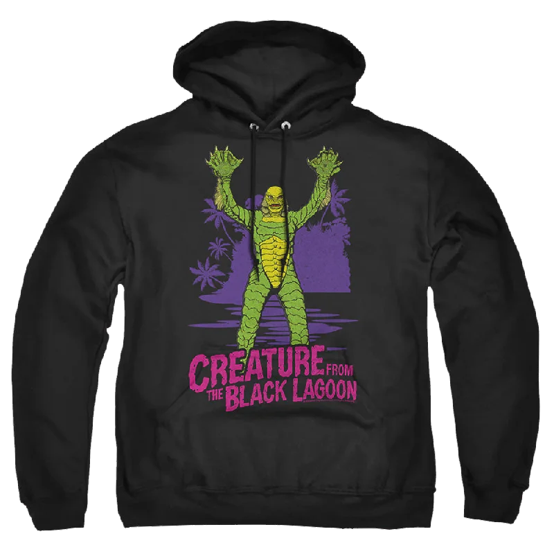 Universal Monsters From Forbidden Depths - Pullover Hoodie Cowl Neck Pullover