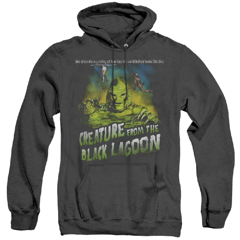 Universal Monsters Not Since The Beginning - Heather Pullover Hoodie Kimono Neck Pullover Universal Monsters Not Since The Beginning - Heather Pullover Hoodie Kimono Neck Pullover