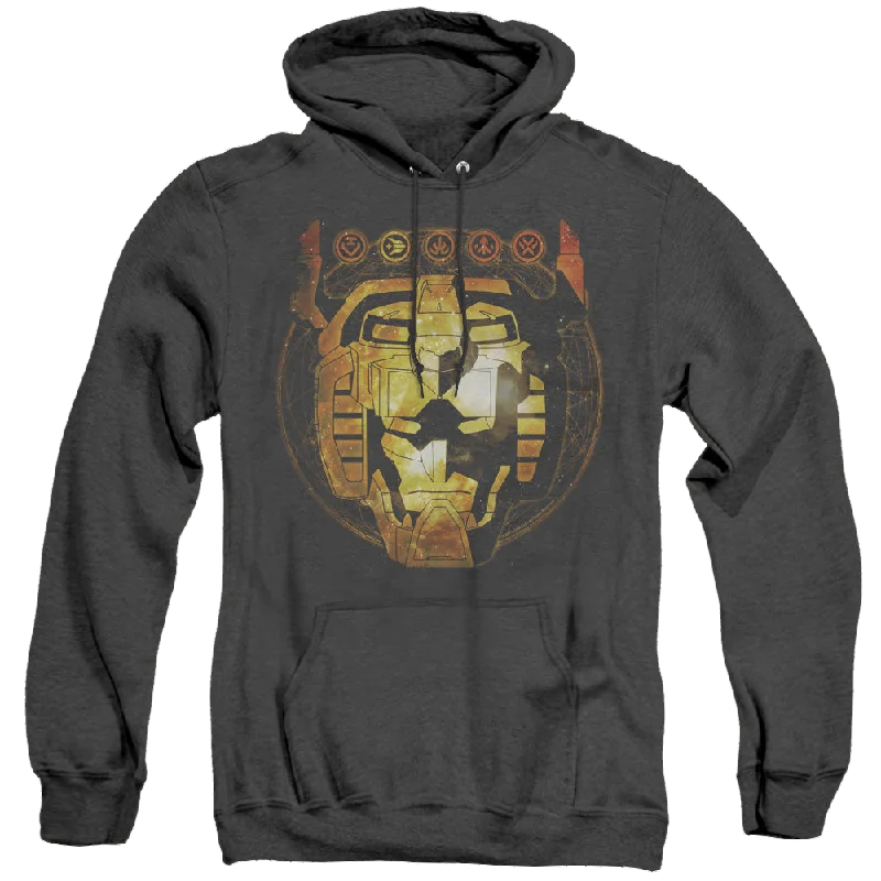 Voltron Legendary Defender Head Space - Heather Pullover Hoodie Flutter Sleeve Feminine Voltron Legendary Defender Head Space - Heather Pullover Hoodie Flutter Sleeve Feminine