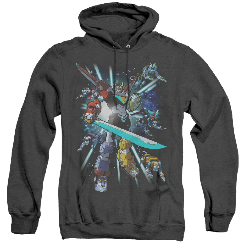 Voltron Legendary Defender Lions Share - Heather Pullover Hoodie Lantern Sleeve Elegant Voltron Legendary Defender Lions Share - Heather Pullover Hoodie Lantern Sleeve Elegant
