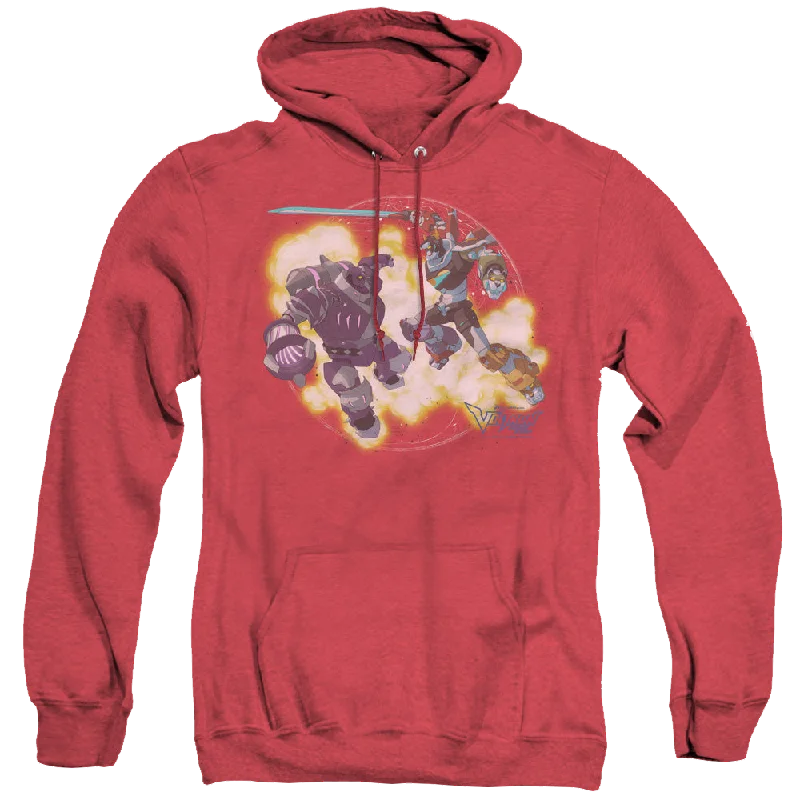Voltron Legendary Defender Robeast - Heather Pullover Hoodie Leg Sleeve Comfort