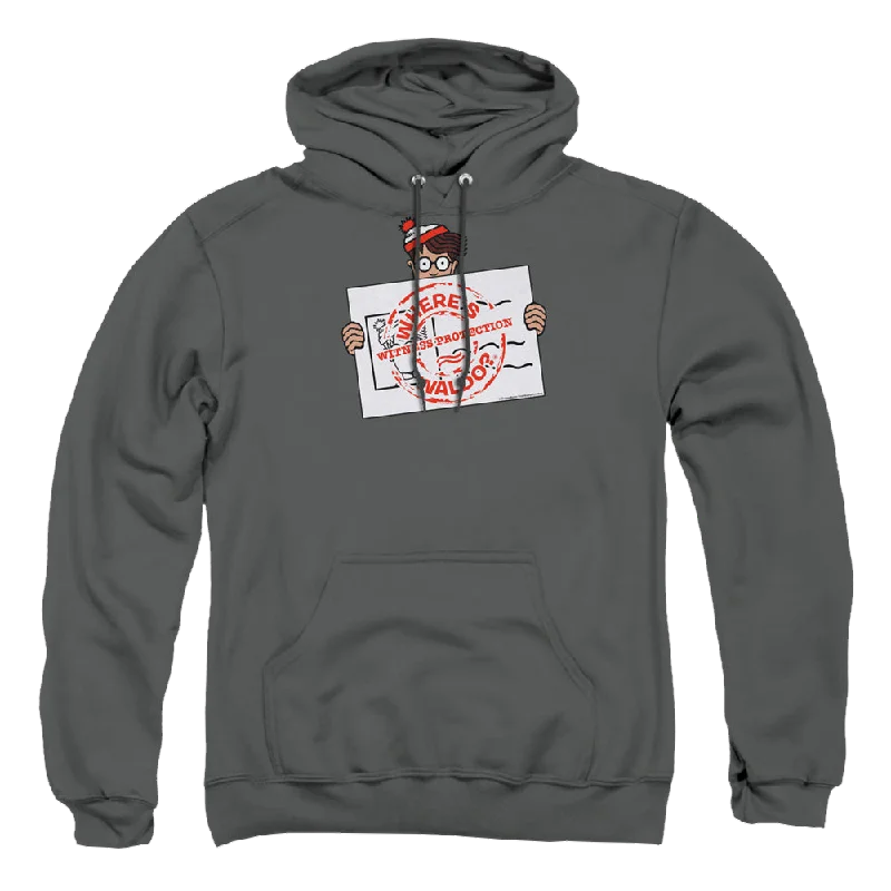 Where's Waldo Witness Protection - Pullover Hoodie Thin Wool Pullover