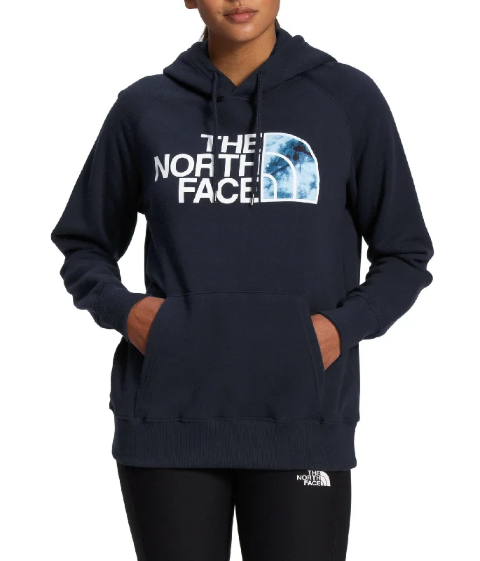Women's Half Dome Pullover Hoodie Scalloped Neck Pullover