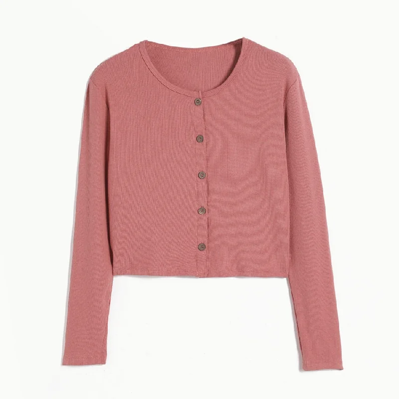 Rose pink cardigan