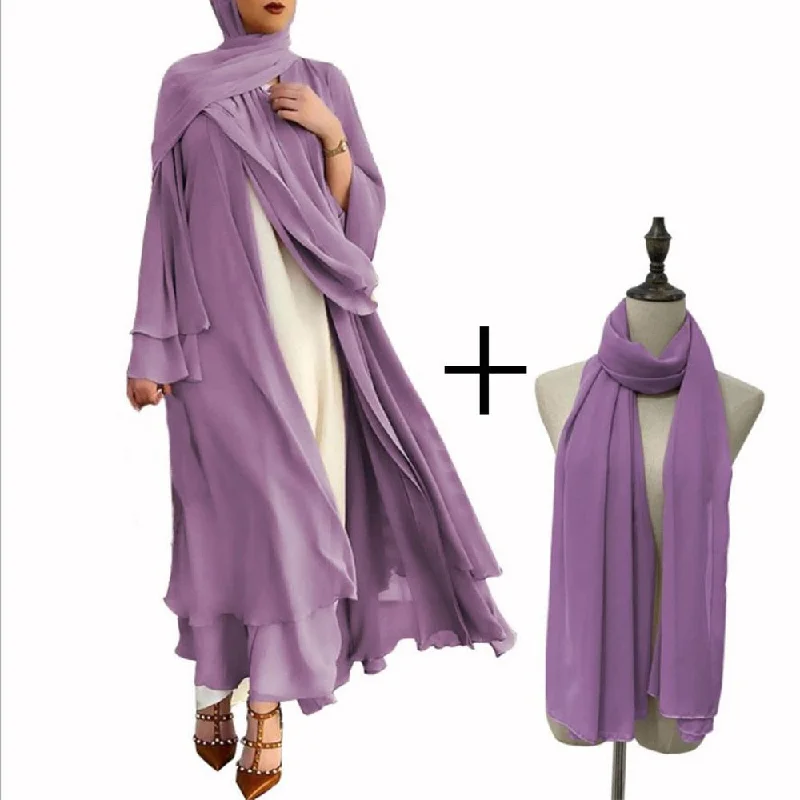 Purple with hijab