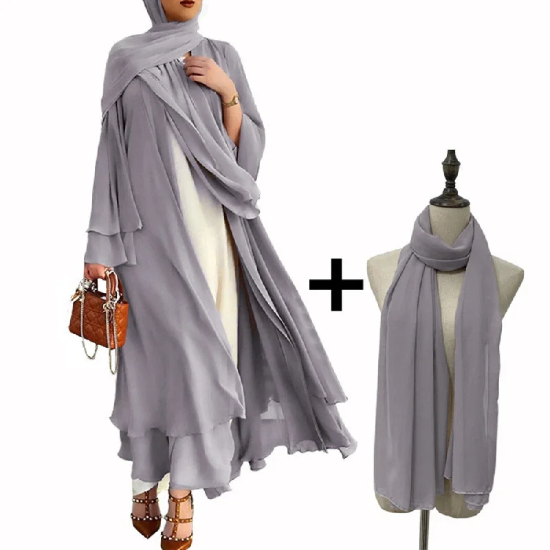 gray with hijab