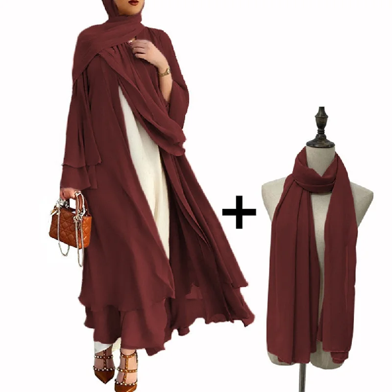 wine red wt hijab