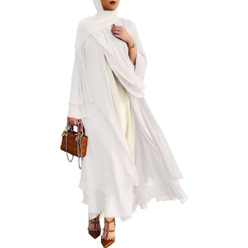 white no scarf