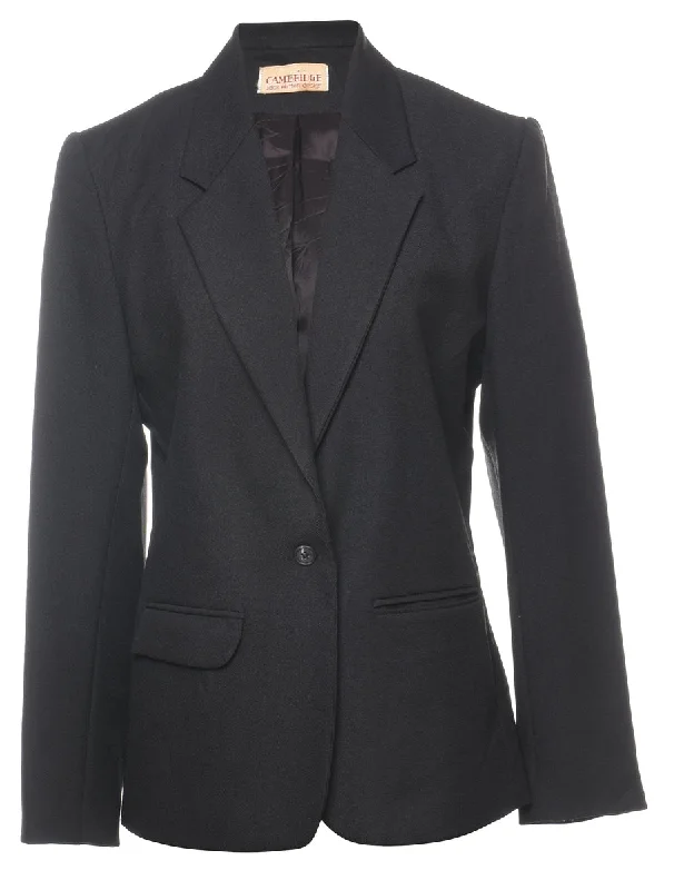 Black Classic Blazer - M Women's Professional Jacket