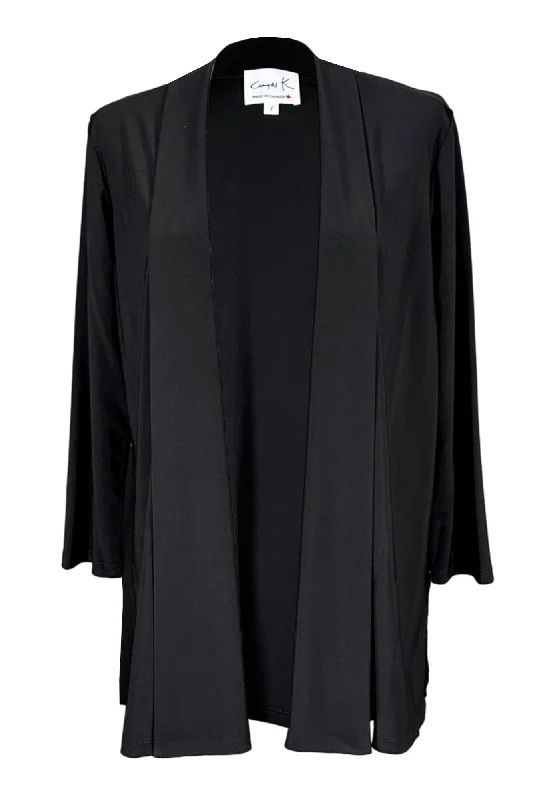 Long Sleeve Black Cardigan Oversized Loose Flowy