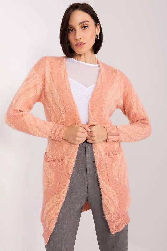 Cardigan AT Terry Blend Velvet Blend Canvas Blend