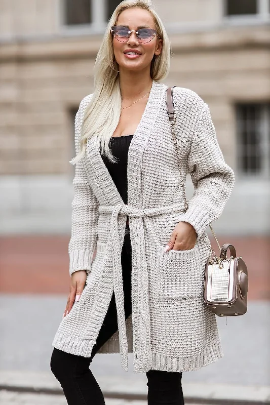 Cardigan Badustore Fitted Slim Tailored