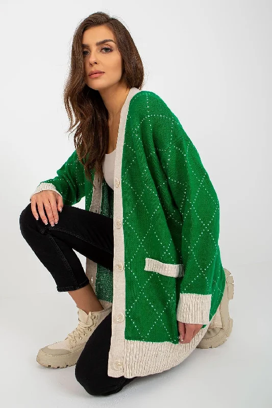 Cardigan Rue Paris Boat Neck Shawl Collar Notched Collar