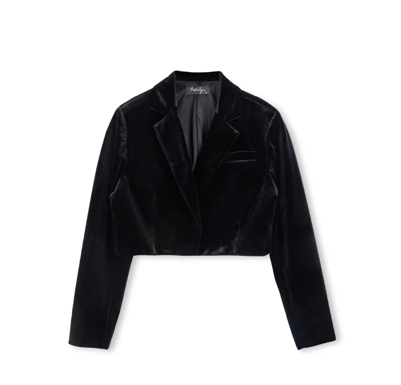 CONNOR VELVET BLAZER Women's Short Blazer