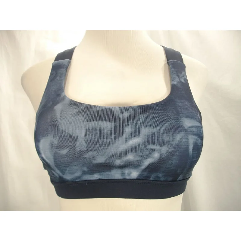 Everlast Cross Back Wire Free Sports Bra MEDIUM Navy Blazer Blue Tie-Dye NWT Women's Vintage Suit Everlast Cross Back Wire Free Sports Bra MEDIUM Navy Blazer Blue Tie-Dye NWT Women's Vintage Suit