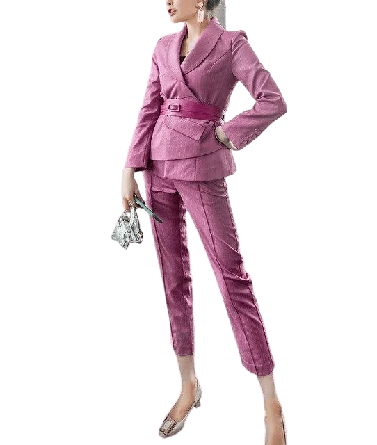 Irregular Blazer Women Pantsuit Winter Women's Blazer