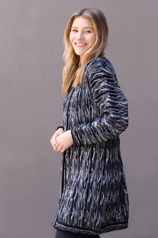 Jurassic Cardigan Zebra Thin Thick Dense