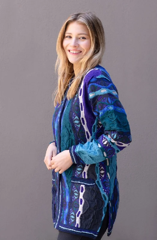 Lighting Cardigan Cashmere Blend Cotton Blend Poly Blend