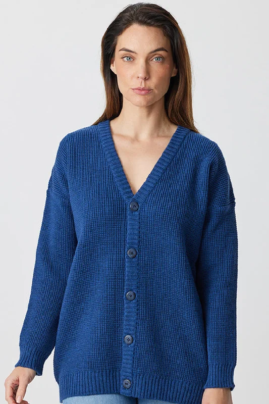 Merino V Neck Cardigan Anti-Pilling Anti-Shrink Durable