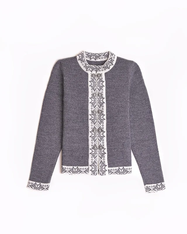 Vormsi merino cardigan Beaded Cardigan Sequined Faux Fur
