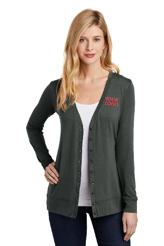 Port Authority Ladies Concept Branded Cardigans, Grey Smoke Mesh Fabric Canvas Fabric Denim Fabric Port Authority Ladies Concept Branded Cardigans, Grey Smoke Mesh Fabric Canvas Fabric Denim Fabric