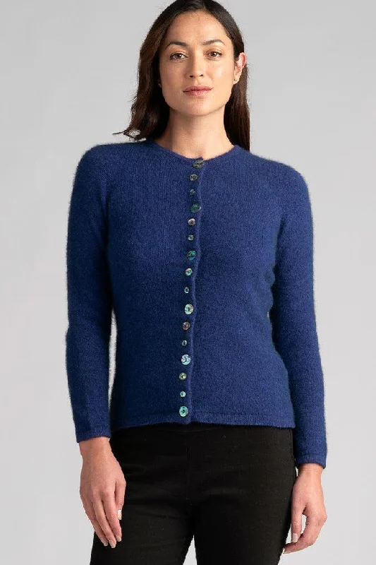 Shell Cardigan - Duke Mesh Cardigan Canvas Denim