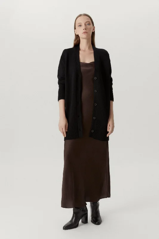The Merino Wool Oversize Cardigan Crew Neck V-Neck Turtle Neck