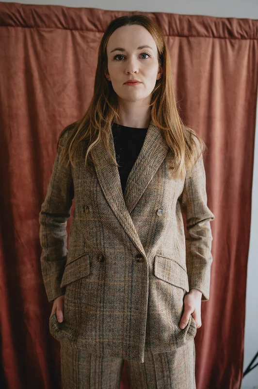 The Prince of Wales Blazer Women's Simple Jacket