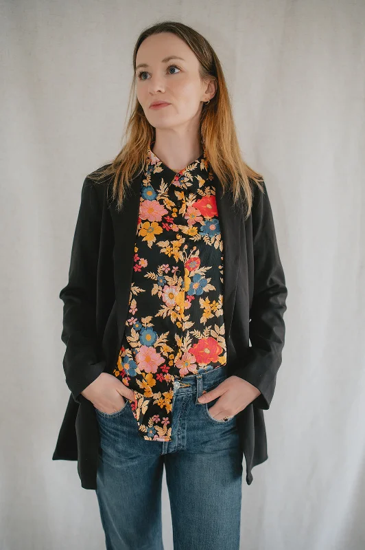 The Tara Blazer by Minimum - Black Women's Daily Blazer