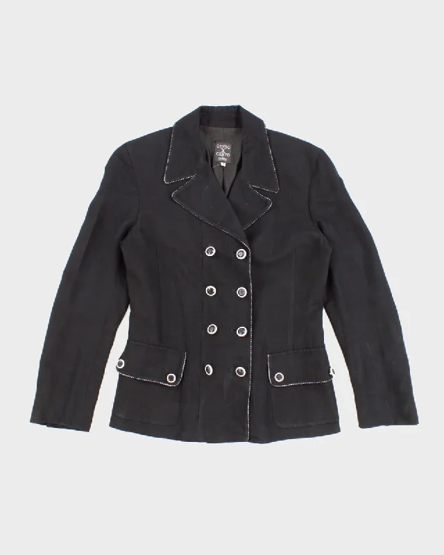 Vintage 90s Cento X Cento By Iceberg Women's Black Blazer - S/M Women's Warm Suit