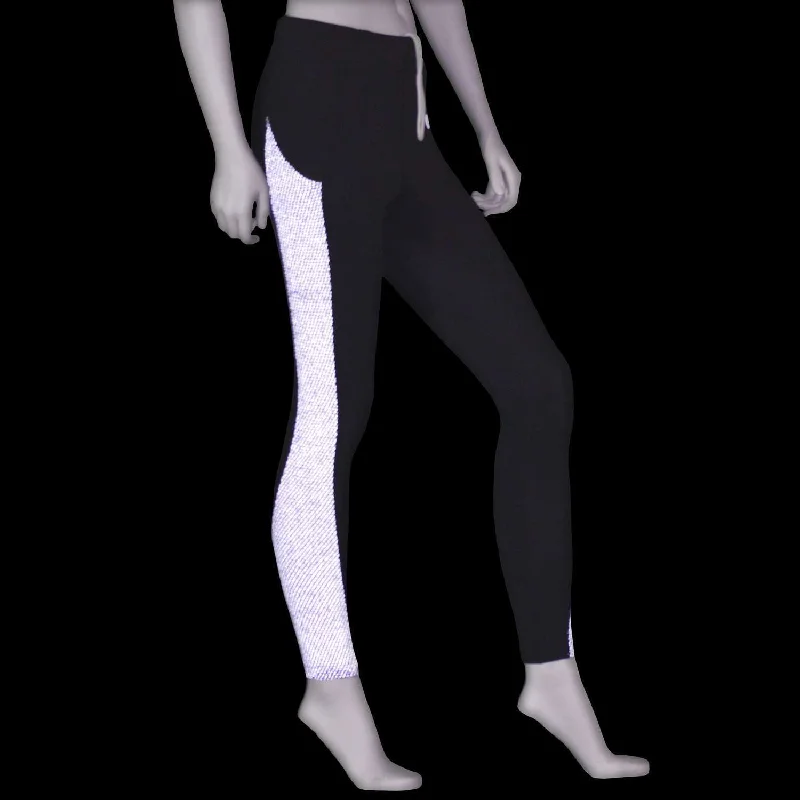 Women's Reflective Trailblazer High Rise Tight in Black Women's Fashion Blazer
