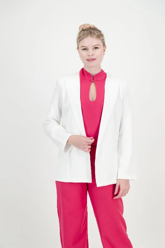 Women's Blazer - White Women's Pencil Blazer