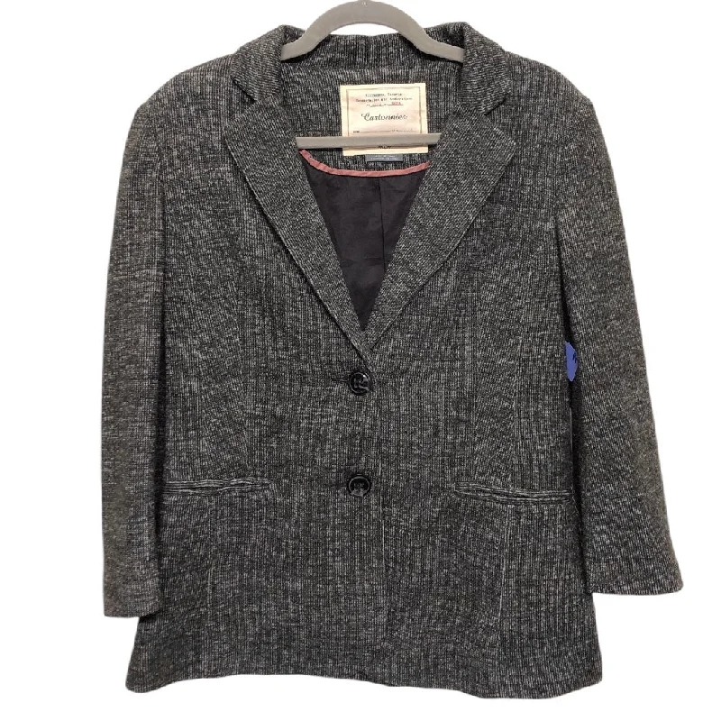 Blazer By Anthropologie In Grey, Size: L Women's High-End Blazer