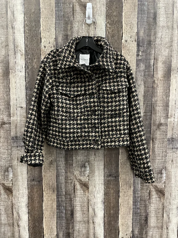 Blazer By Avec Les Filles In Black & Gold, Size: M Women's Long Blazer