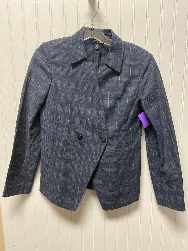 Blazer By Brooks Brothers In Blue, Size: Xs Women's Elegant Jacket