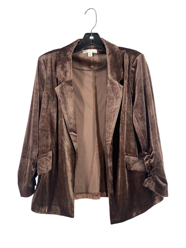 Blazer By Cato In Brown, Size: M Women's Elegant Jacket