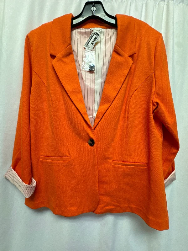 Blazer By Cato In Orange, Size: L Women's Casual Suit