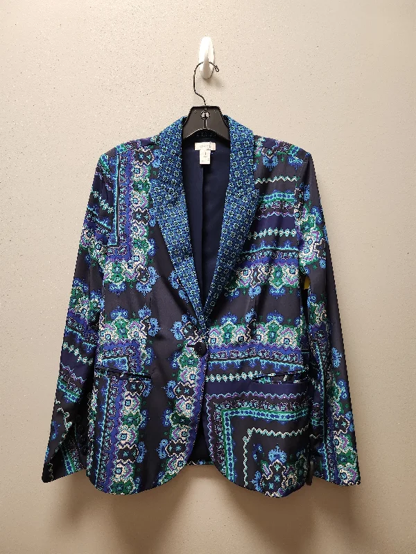 Blazer By Chicos In Multi-colored, Size: M Women's Leather Blazer