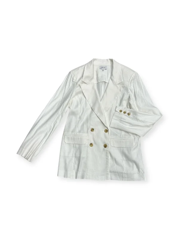 Blazer By Evereve In White, Size: S Women's Elegant Blazer