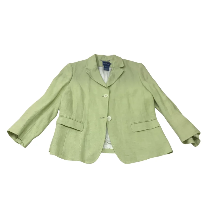Blazer By Facconnable In Lime Green, Size: L Women's Fashion Blazer