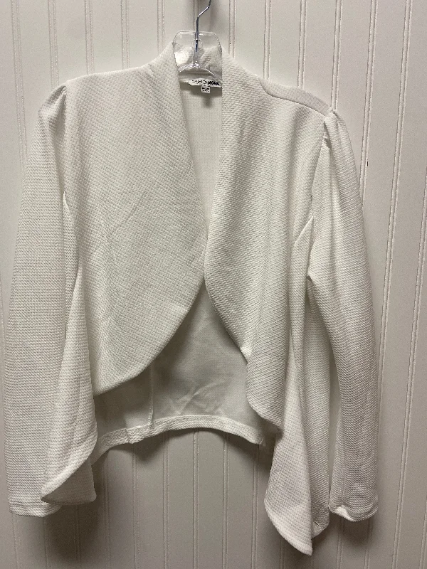 Blazer By Fashion Nova In White, Size: S Women's Trendy Jacket