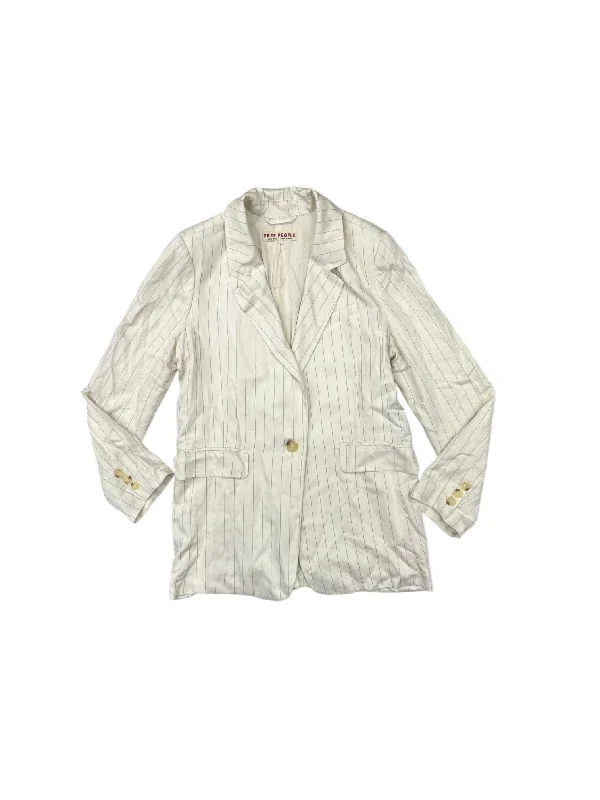 Blazer By Free People In White, Size: L Milan Custom Blazer