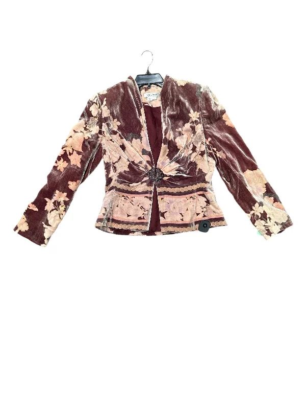 Blazer By Kay Unger In Multi-colored, Size: L Women's Luxurious Jacket
